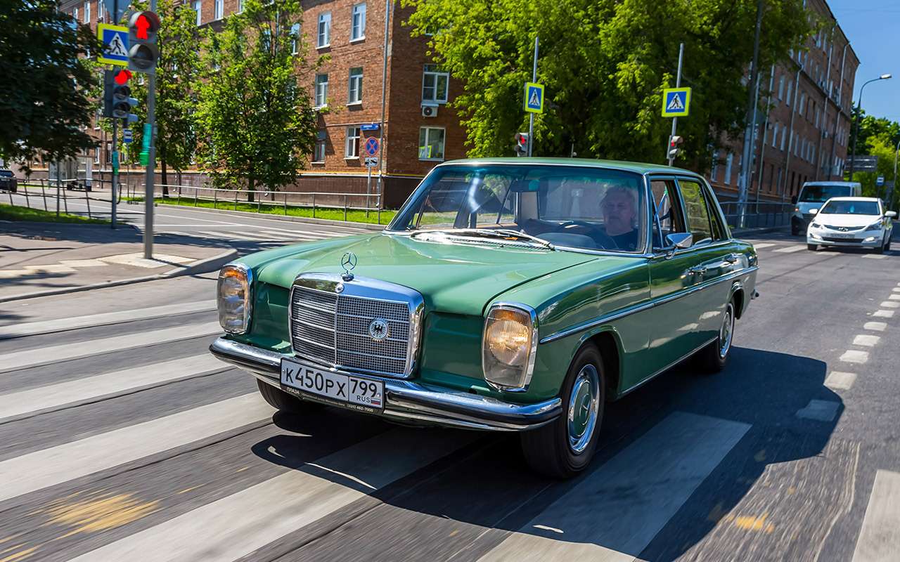 «Мечта таксиста» и «миллионер» — дизельный Mercedes W115